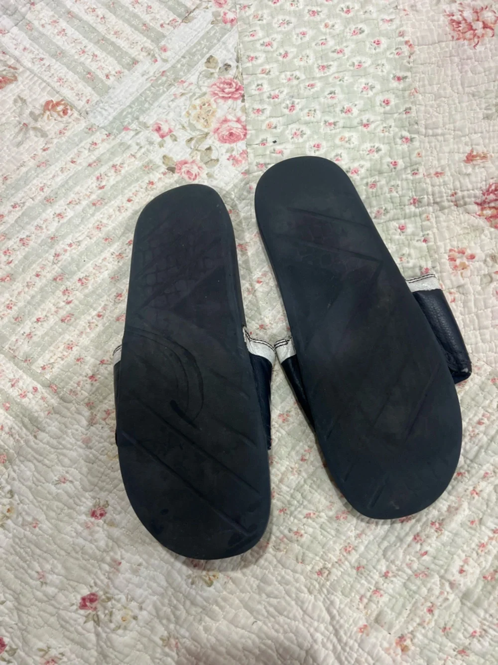 Lacoste Black Slide Sandals with White Croc Emblem